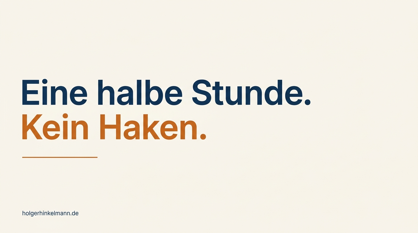 Was im Erstgespräch passiert